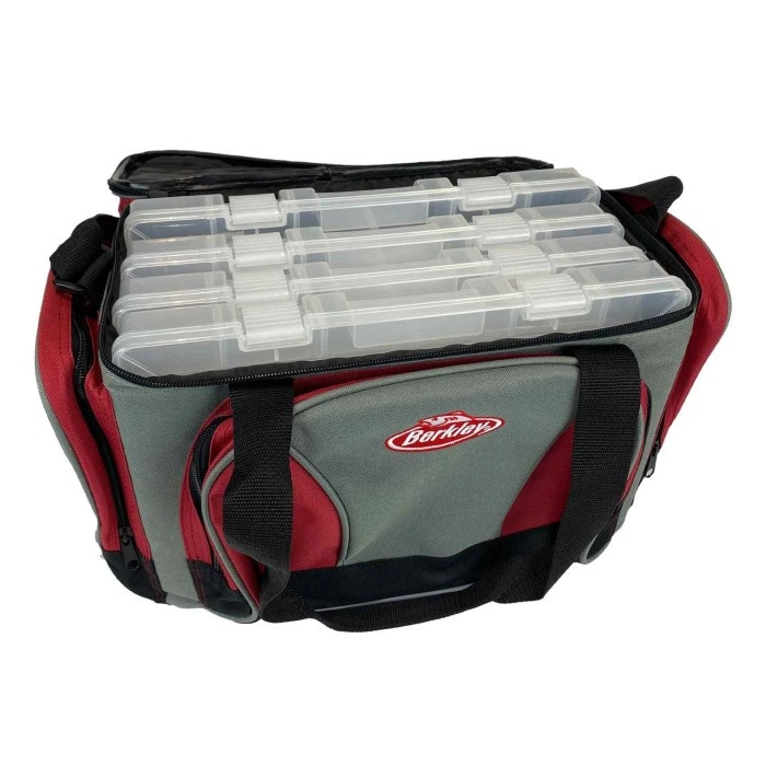 Berkley Ködertasche Inkl. 4 Boxen, Grau/burgund – Bild 2