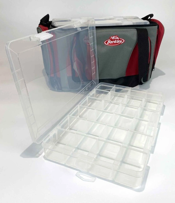 Berkley Ködertasche Inkl. 4 Boxen, Grau/burgund – Bild 4