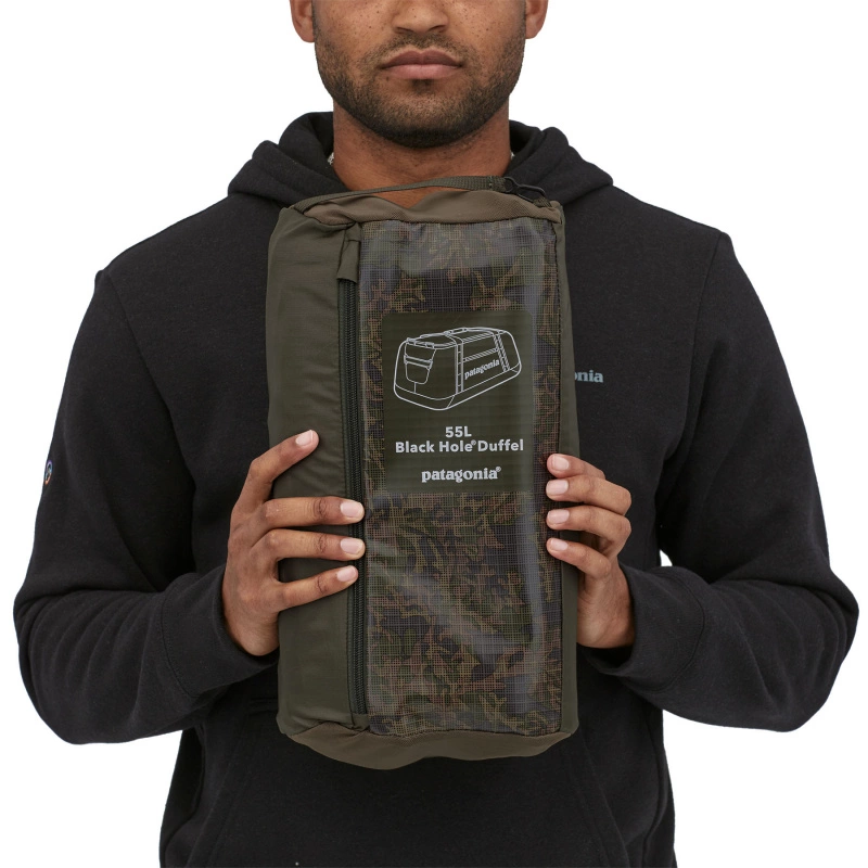 Patagonia Black Hole Duffel 55L Lichen: Basin Green – Bild 5