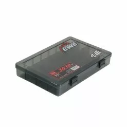 Meiho Köderbox, Verstellbare Fächer, 286x205x50mm - Black