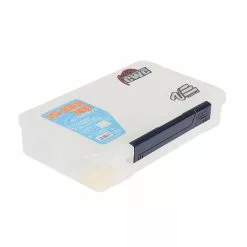 Meiho Köderbox, Verstellbare Fächer, 356x230x82mm - Clear