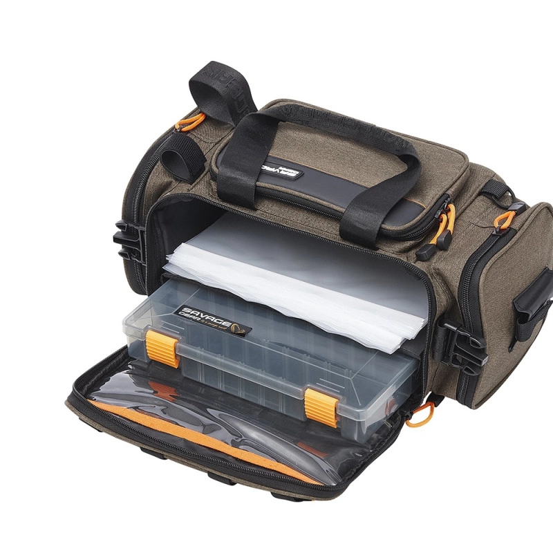 Savage Gear Specialist Soft Lure Bag 1 Box 10 Bags 21x38x22cm 10L – Bild 2