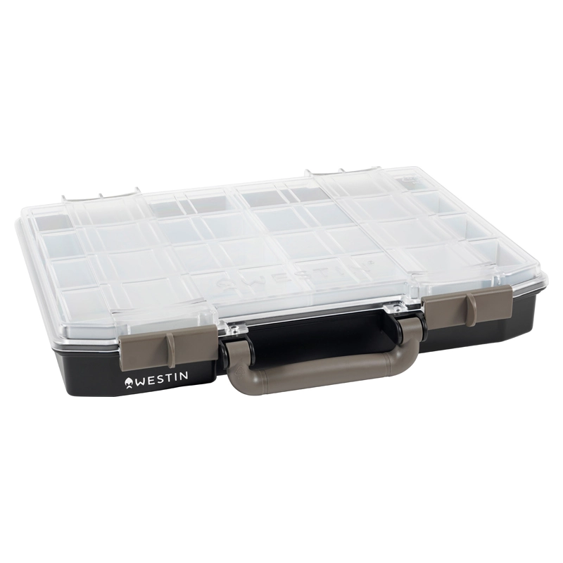 Westin Fishing Westin W6 Lure Vault 57x337x278 Incl. 10 Inserts Black/Clear