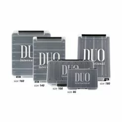 Duo International Duo Reverseable Lure Case Clear, Black & White